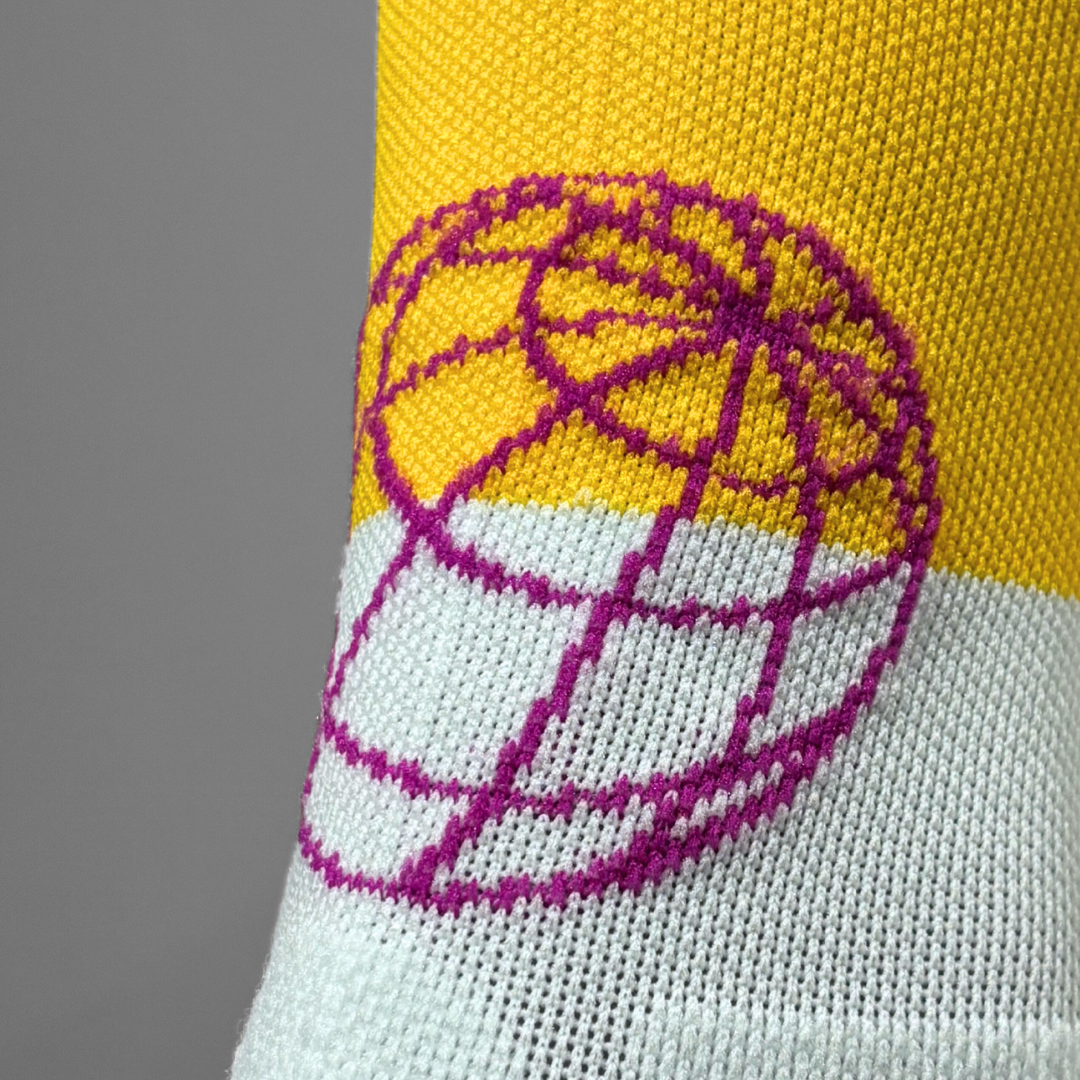 Chaussettes de Trail - LPST Jaune / Ciel