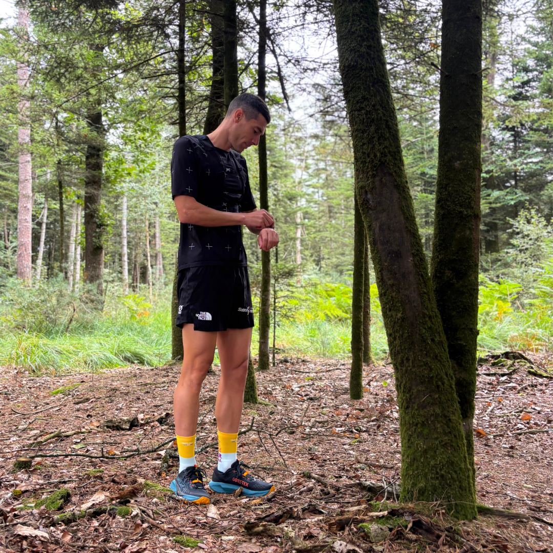 Chaussettes de Trail - LPST Jaune / Ciel