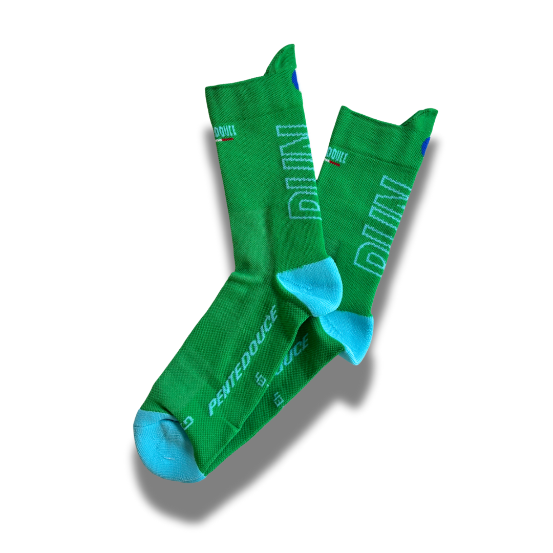 Chaussettes de running - La verte et bleue
