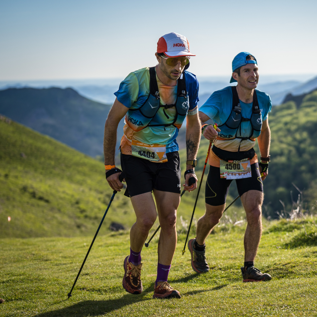 Chaussettes de trail - La violette/ciel TRAIL