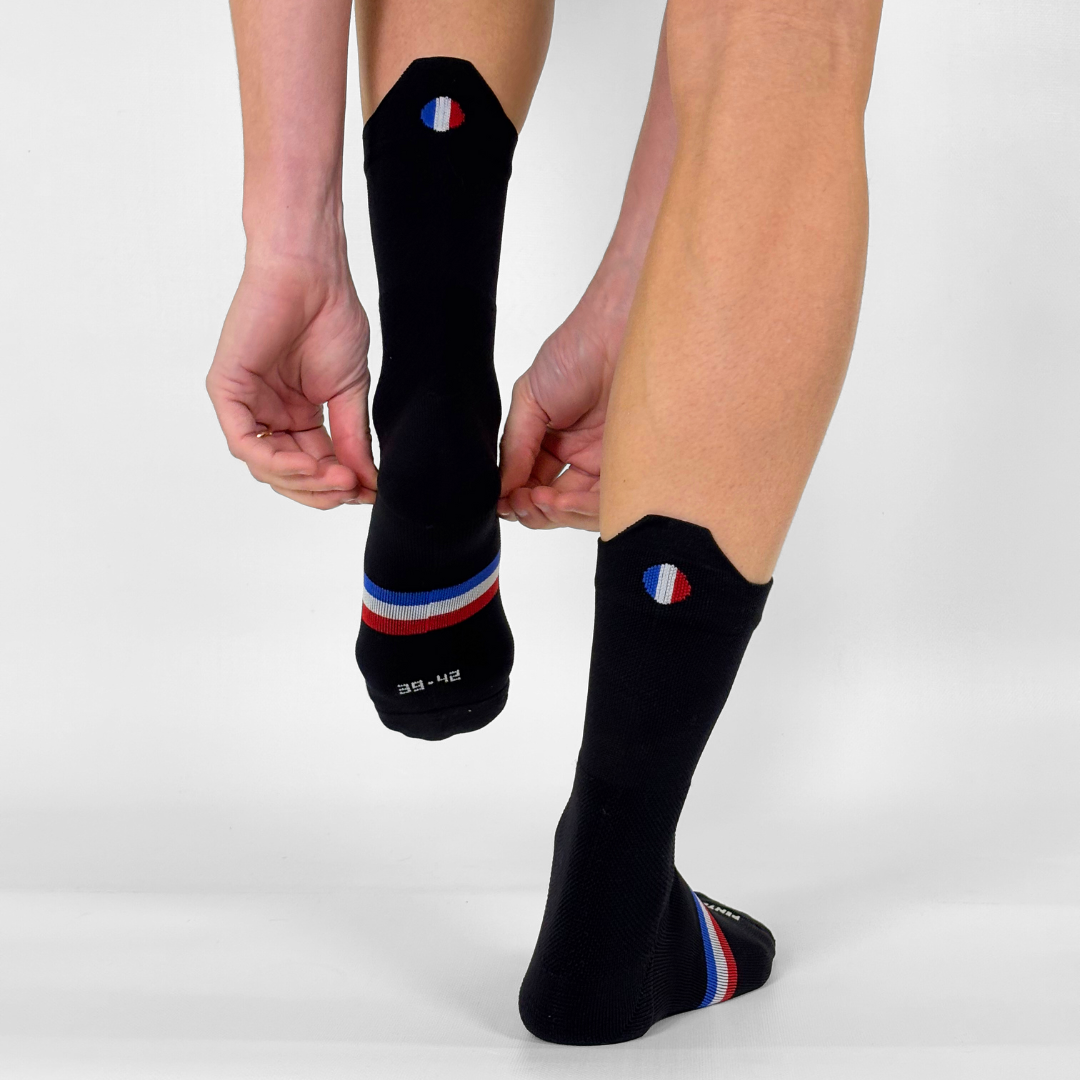 Chaussettes de running - La noire unie