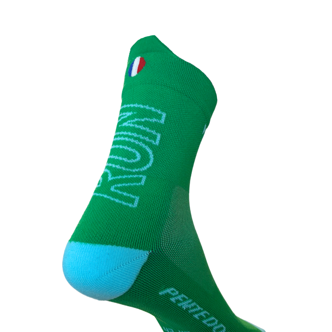 Chaussettes de running - La verte et bleue
