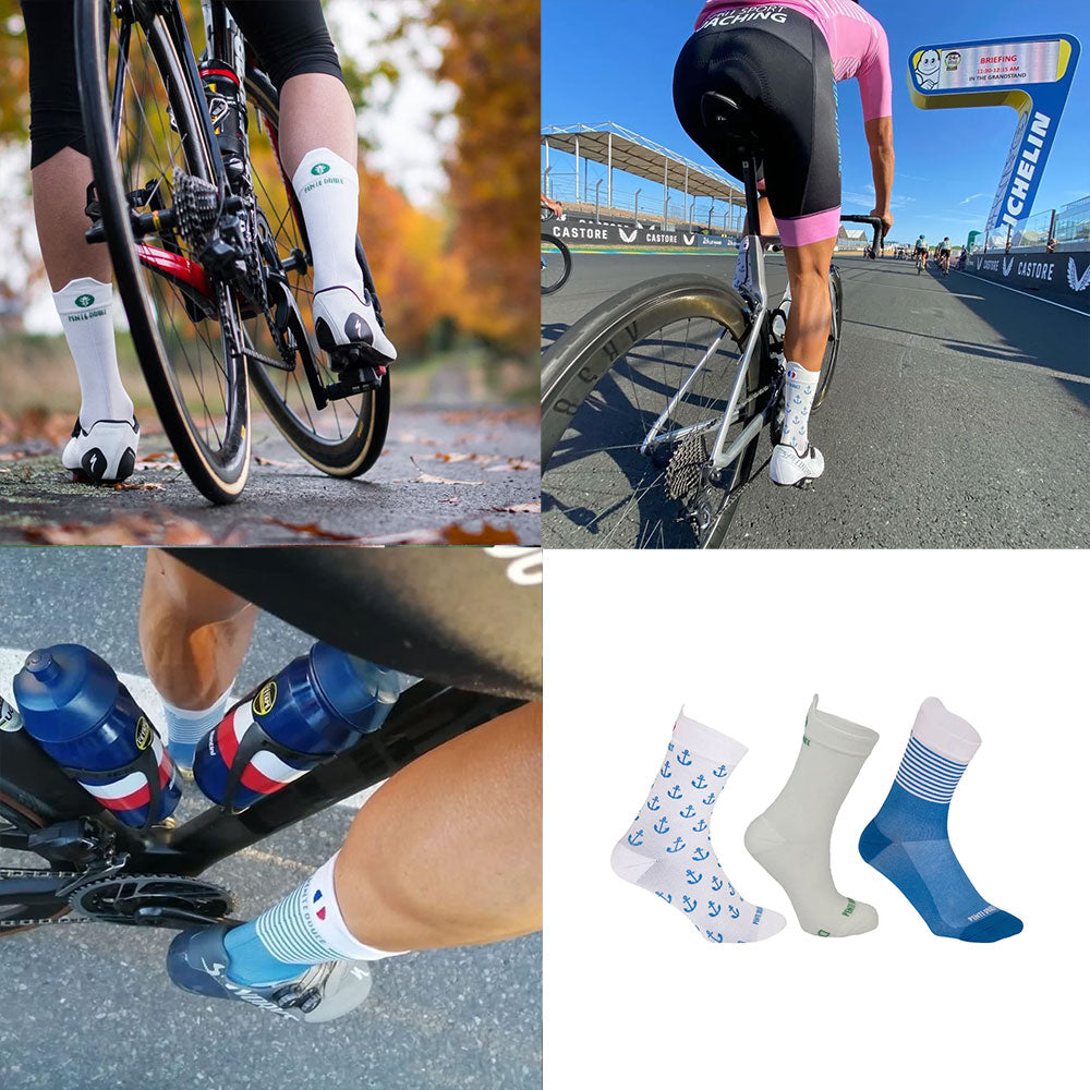 Lot de 3 paires recyclées cyclisme