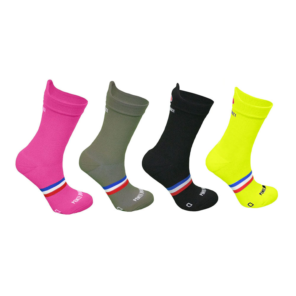 Le lot de 4 paires colorées cyclisme