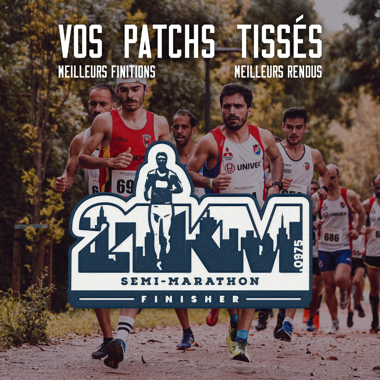 Écusson Finisher 21km Homme