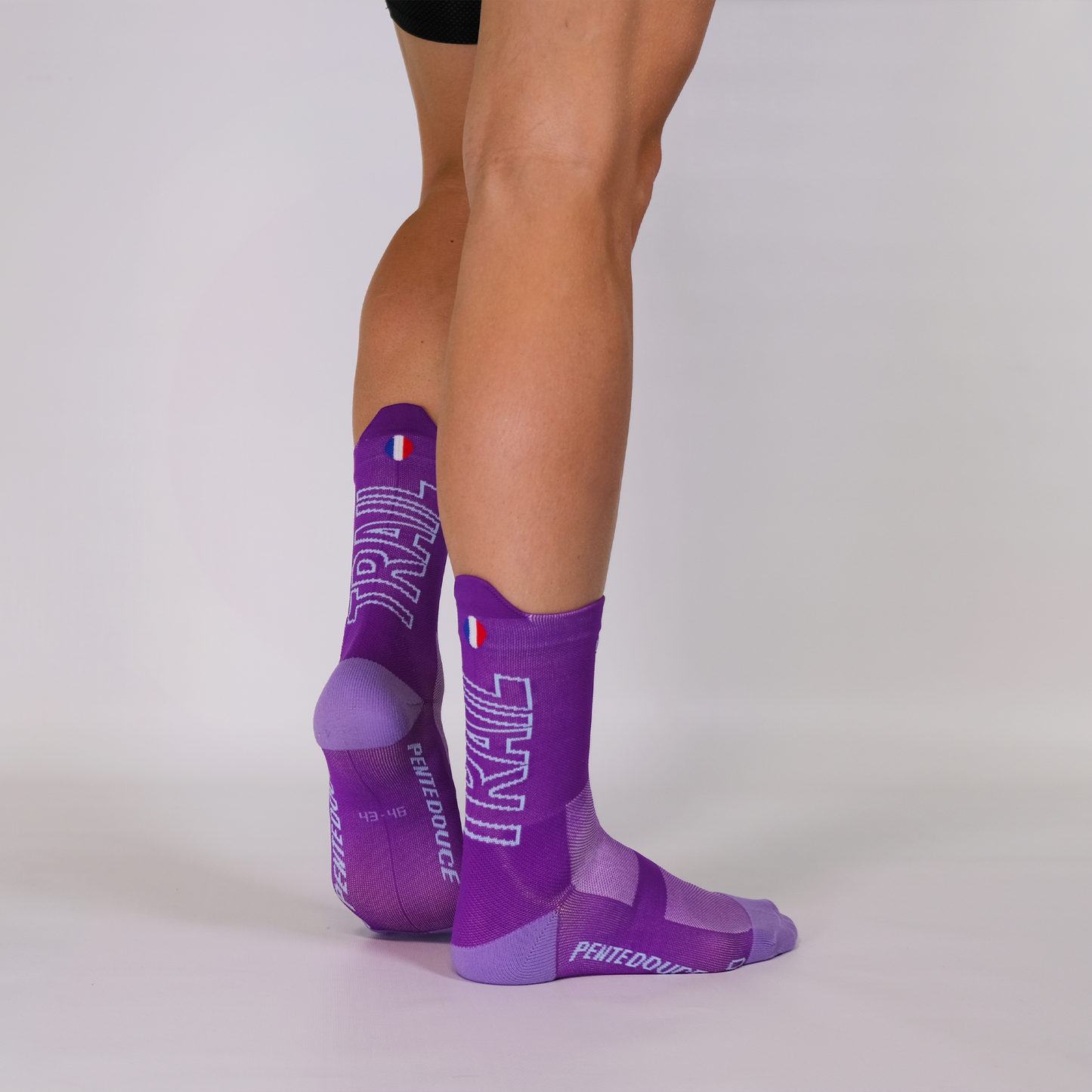 Chaussettes de trail - La violette/ciel TRAIL