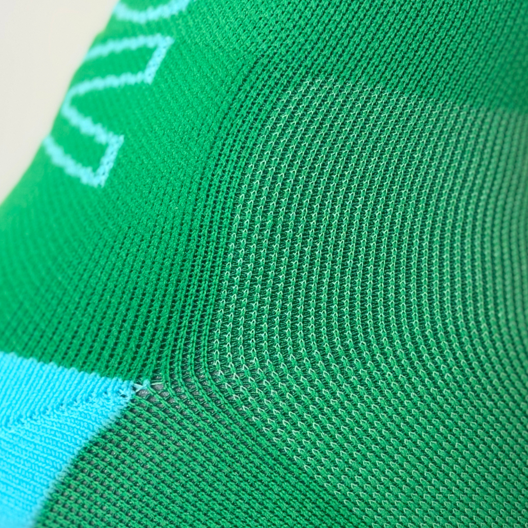 Chaussettes de running - La verte et bleue
