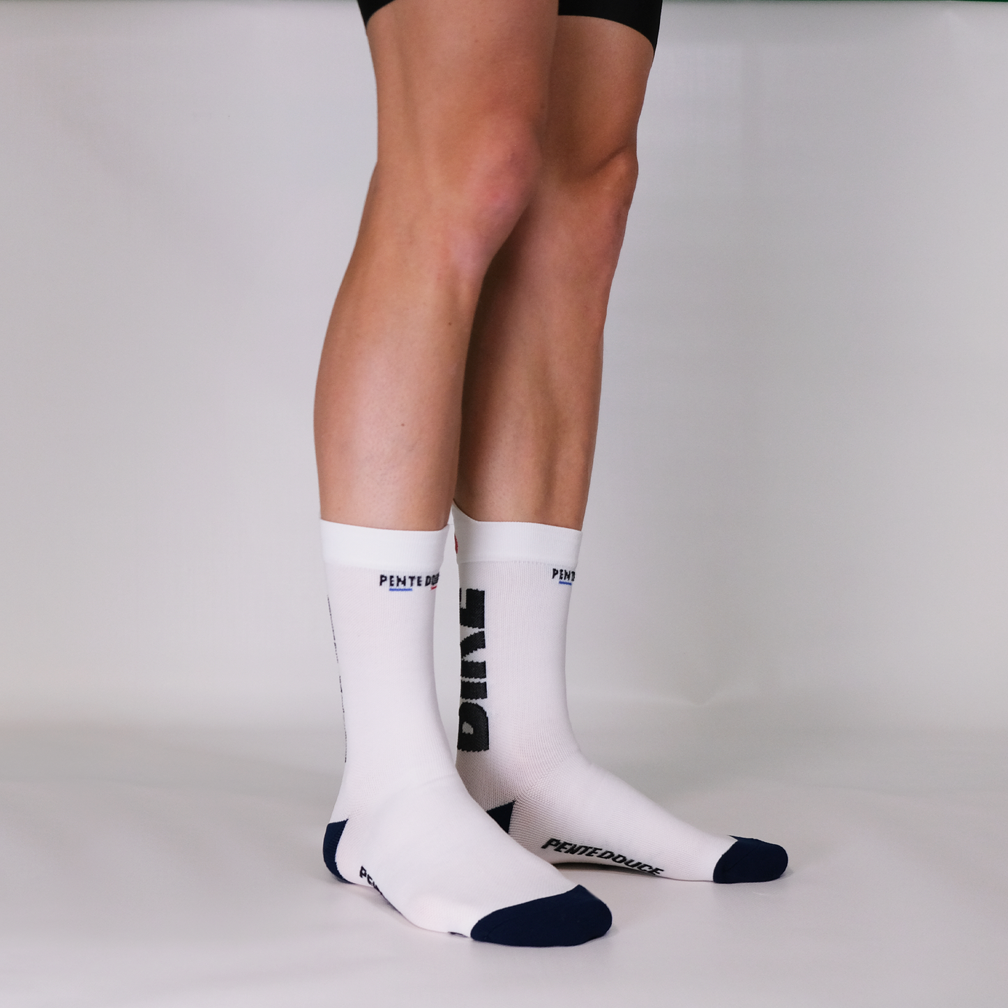 Chaussettes de cyclisme - La Blanche/bleu marine
