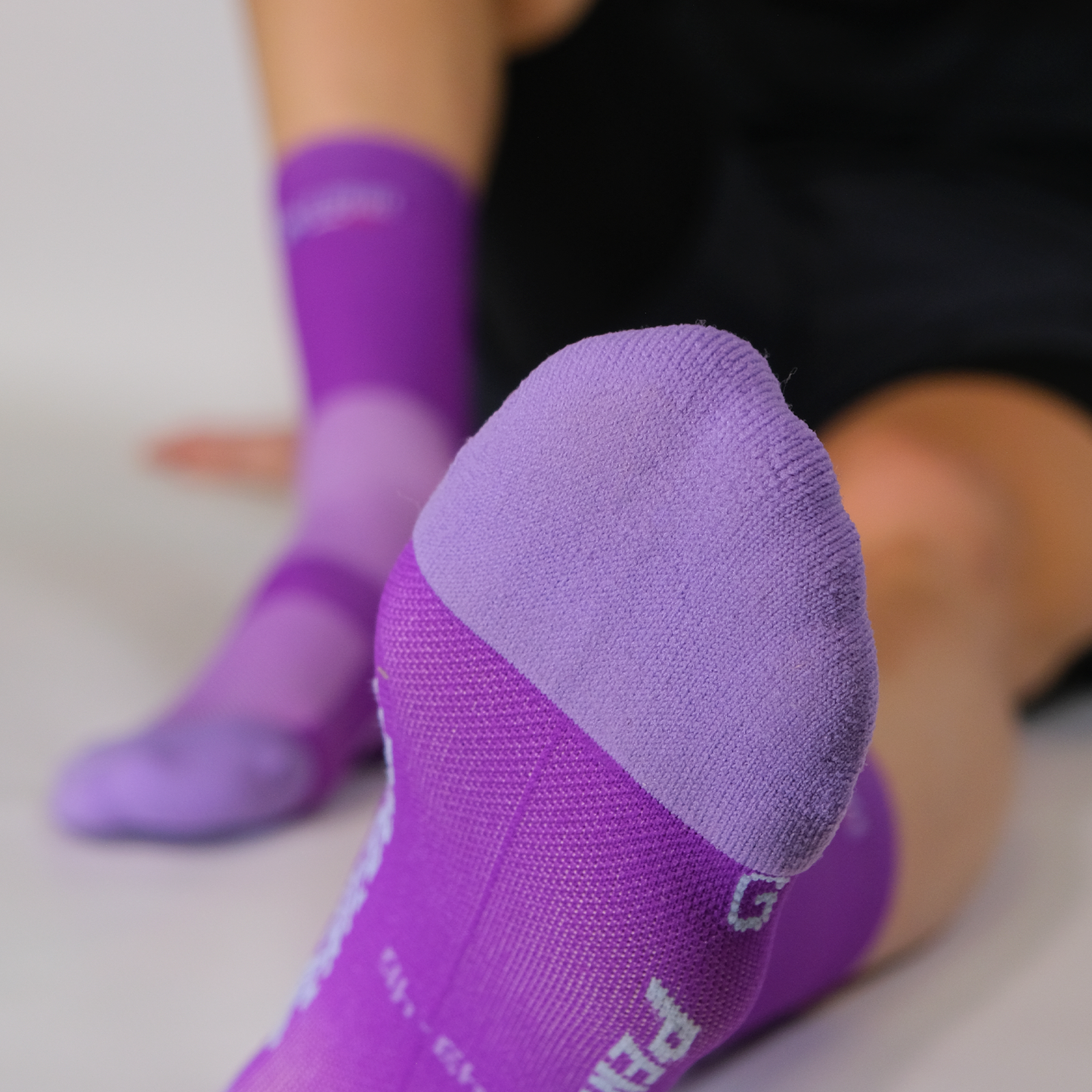 Chaussettes de trail - La violette/ciel TRAIL