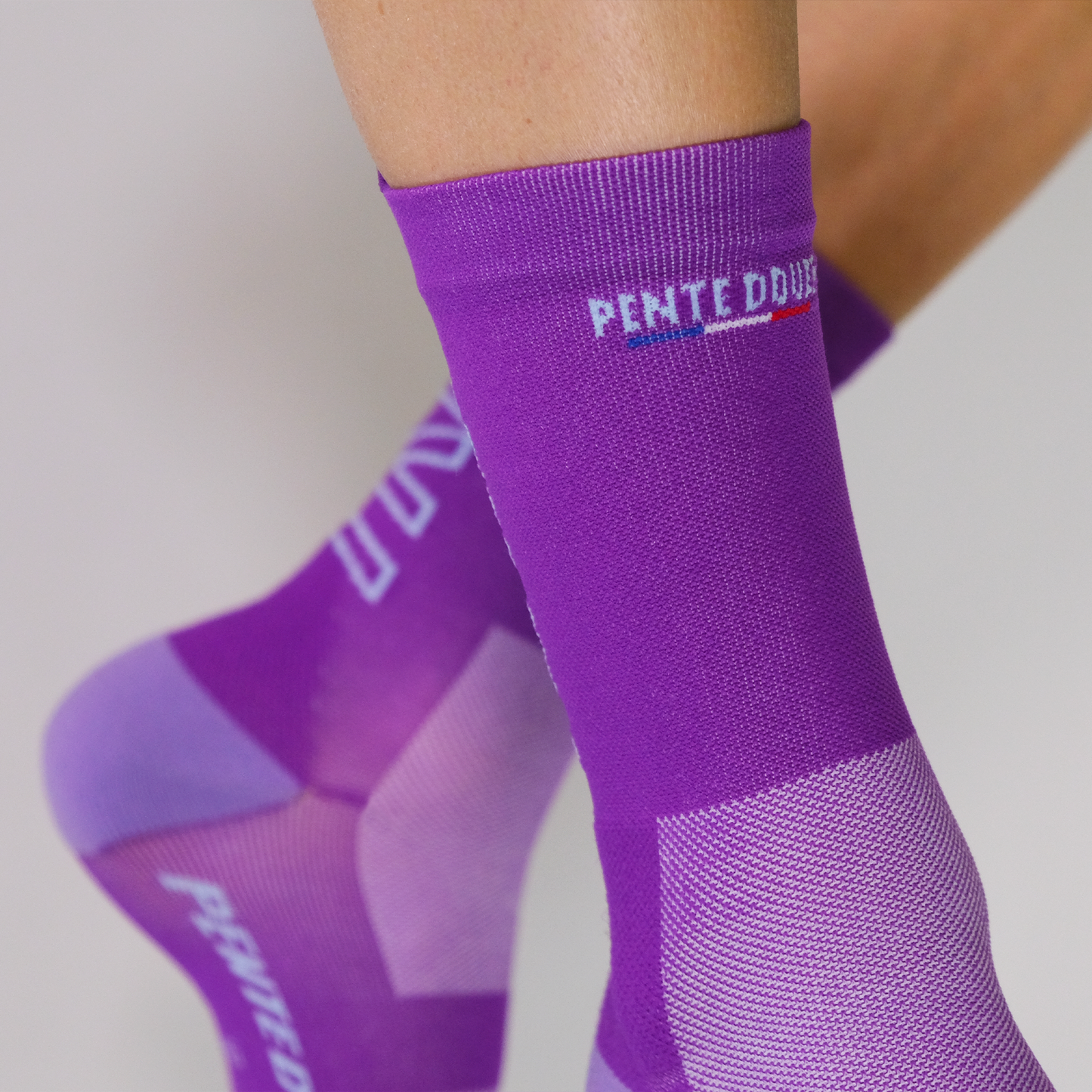 Chaussettes de trail - La violette/ciel TRAIL