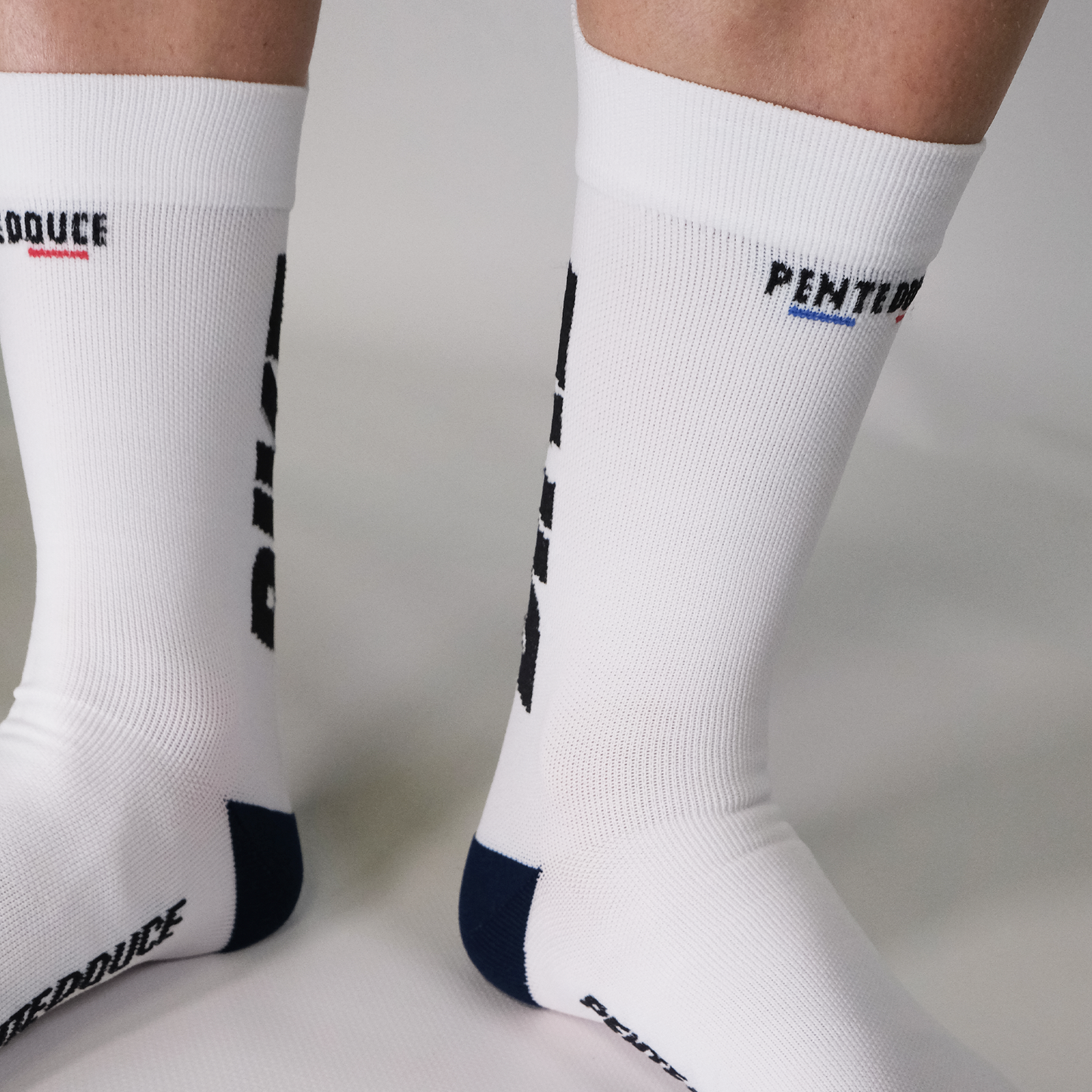 Chaussettes de cyclisme - La Blanche/bleu marine
