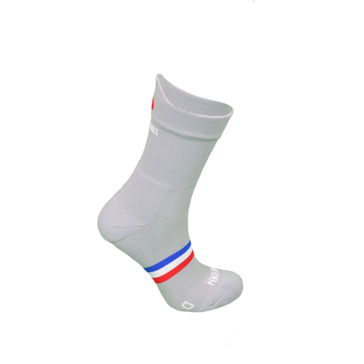 chaussettes de course à pied la gris perle pentedouce fabriquées en france