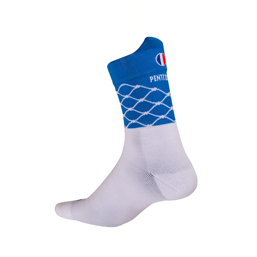 chaussettes de course à pied recyclées le filet pentedouce fabriquées en france