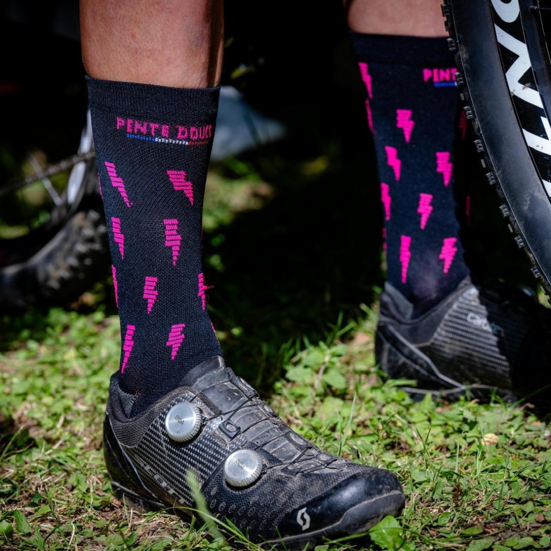 Chaussettes de cyclisme - L'éclair