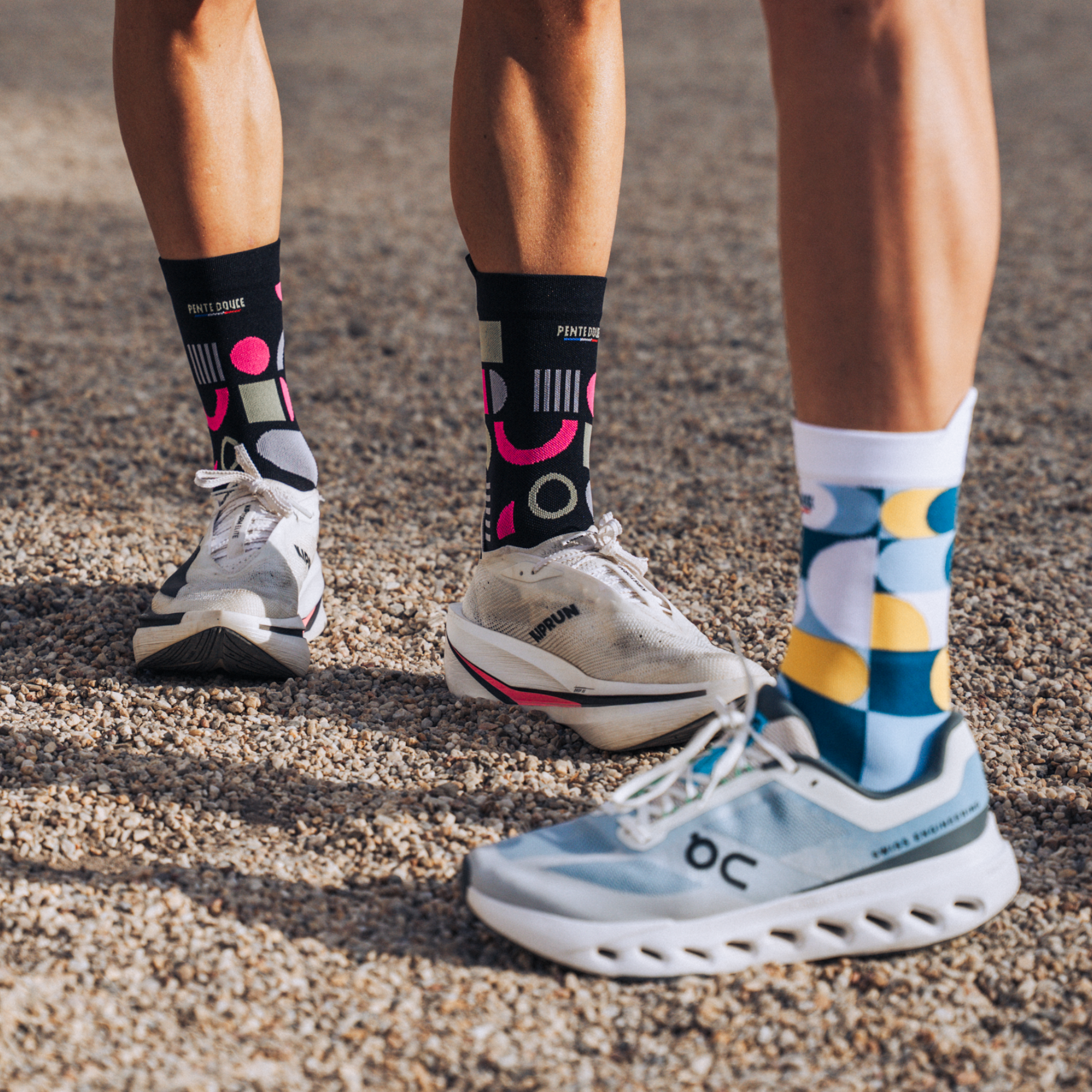 Chaussettes de running - La structure noire