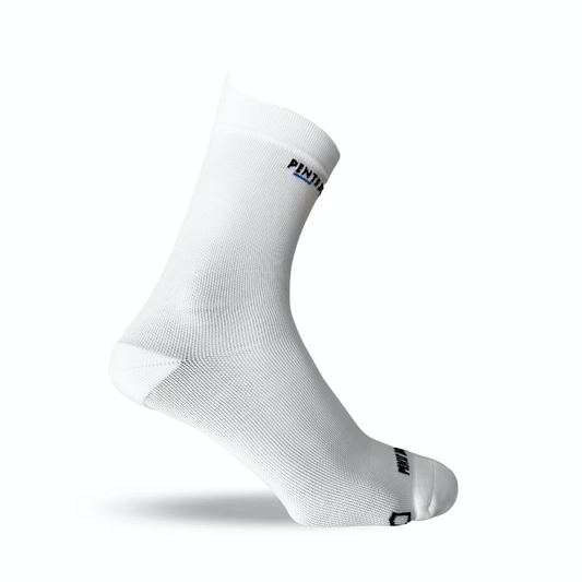 Chaussettes de cyclisme - La blanche unie