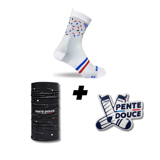 Box running - Confettis blancs