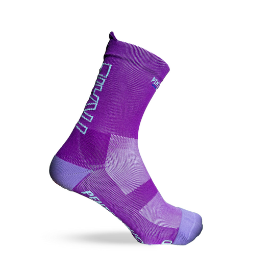 Chaussettes de trail - La violette/ciel TRAIL