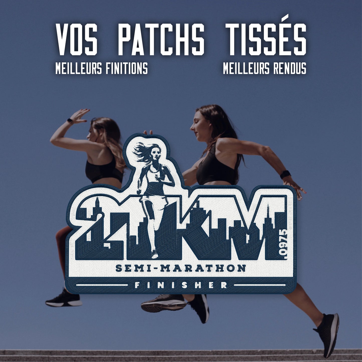 Écusson Finisher 21km Femme