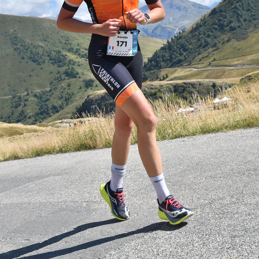 Chaussettes de running - La blanche unie